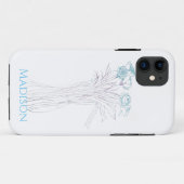 Coques Case-Mate iPhone Plutôt Minimale Moderne Fleur Plan Pour Les Femmes (Dos (Horizontal))