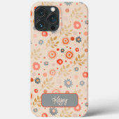 Coques Case-Mate iPhone Plutôt Moderne Inspiritisme Floral Personnalisable (Verso)