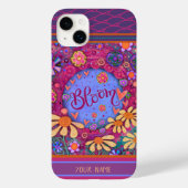 Coques Case-Mate iPhone Plutôt rose Fleur Coeurs Inspirivity Nom (Verso)