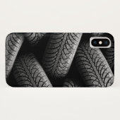 Coques Case-Mate iPhone Pneus de voiture noir (Dos (Horizontal))