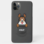 Coques Case-Mate iPhone Poche berger allemand mignon chien propriétaire an (Dos)