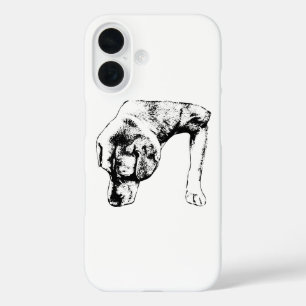 Coques iPhone 16 Poche, Chiot Calme
