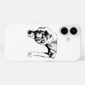 Coques Case-Mate iPhone Poche, Chiot Calme (Verso (horizontal))