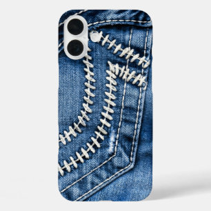 Coques iPhone 16 Plus Poche de Jeans