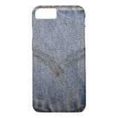 Coques Case-Mate iPhone poche en jean bleu (Dos)
