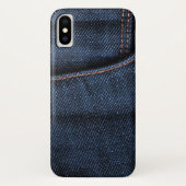 Coques Case-Mate iPhone Poche Jeans bleu (Dos)
