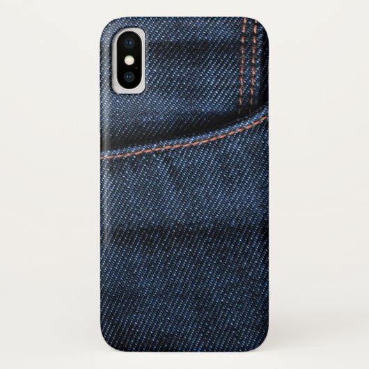 Coques Case-Mate iPhone Poche Jeans bleu (Dos)