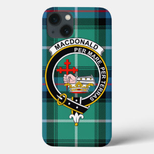 Case-Mate iPhone Case Pochette de téléphone MacDonald Tartan, Badge & Cr
