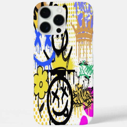 Coques Case-Mate iPhone pochette graffiti iphone 16 pro max (Verso)