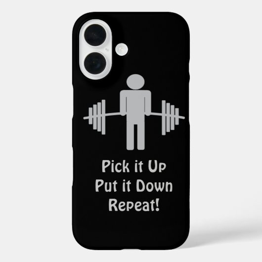 Coques Case-Mate iPhone Poids Barbell Fitness Gym Personal Trainer (Verso)