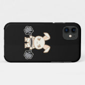 Coques Case-Mate iPhone Poids Lifting Bunny Cartoon - Joli entraînement An (Dos (Horizontal))