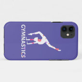 Coques Case-Mate iPhone Poignée d'alimentation à fleurs de gymnastique (Dos (Horizontal))