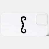 Coques Case-Mate iPhone Poignée de 8 bits Pixel Moustache (Verso (horizontal))