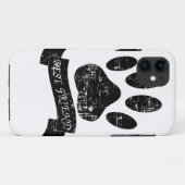 Coques Case-Mate iPhone Poignée de chien détendue avec ruban (Dos (Horizontal))