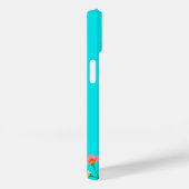 Coques Case-Mate iPhone Poignée de protection quotidienne oiseau bleu vibr (Verso / Droite)