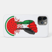 Coques Case-Mate iPhone Poing de résistance palestinienne sur le symbole d (Dos (Horizontal))