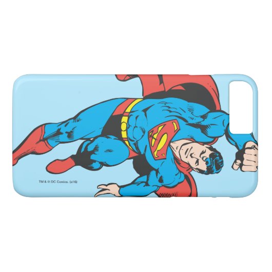 Coques Case-Mate iPhone Poing gauche Superman levé (Dos (Horizontal))