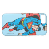 Coques Case-Mate iPhone Poing gauche Superman levé (Dos (Horizontal))
