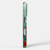 Coques Case-Mate iPhone poinsettias et baies sèches vibrantes (Verso / Droite)