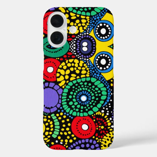 Coques Case-Mate iPhone Point Abstrait art 2 (Verso)