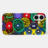 Coques Case-Mate iPhone Point Abstrait art 2 (Verso (horizontal))
