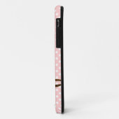 Coques Case-Mate iPhone Point de polka rose Girly du hibou | de (Dos/Gauche)
