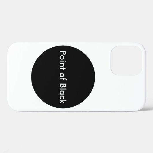 Coques Case-Mate iPhone Point of Black (Verso (horizontal))