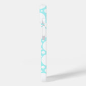 Coques Case-Mate iPhone Point Polka bleu poudre (Verso / Gauche)