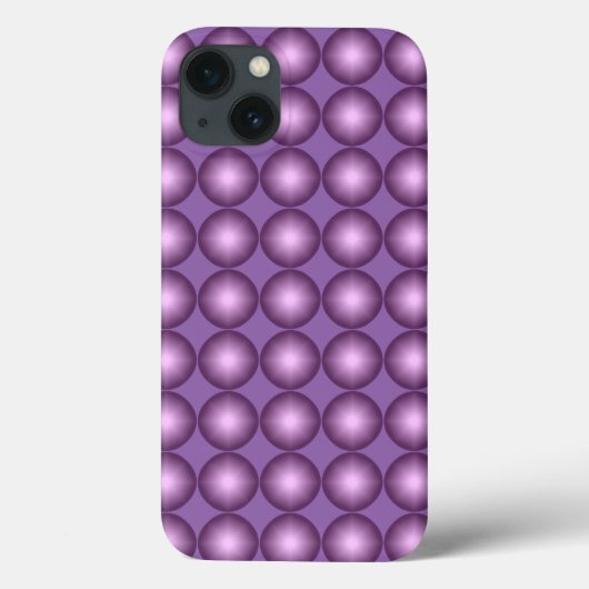 Coques Case-Mate iPhone Point Polka Lavender brillant (Verso)
