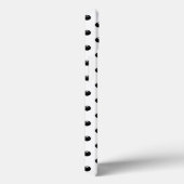 Coques Case-Mate iPhone Point Polka Monogram moderne (Verso / Droite)