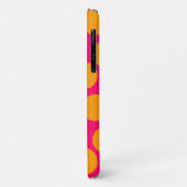 Coques Case-Mate iPhone Point Polka orange (Dos/Gauche)
