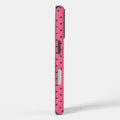 Coques Case-Mate iPhone Point rose pointillé (Verso / Droite)
