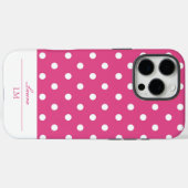 Coques Case-Mate iPhone Point rose vintage (Verso (horizontal))