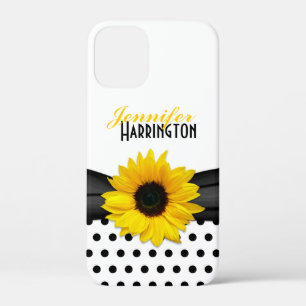 Etui iPhone Case-Mate Pointe Chic de Polka de tournesol