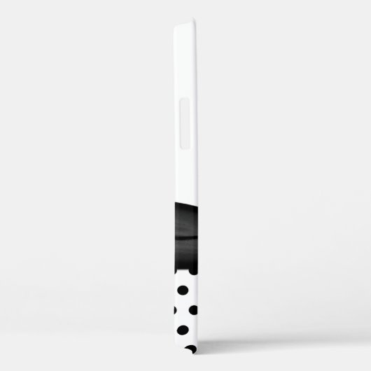 Coques Case-Mate iPhone Pointe Chic de Polka de tournesol (Verso / Droite)