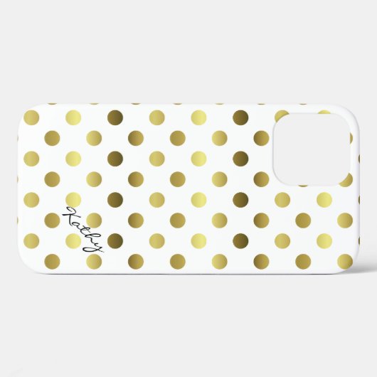 Coques Case-Mate iPhone Pointe dorée (Verso (horizontal))