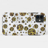 Coques Case-Mate iPhone Pointe Leopard Brown et Jaune (Dos (Horizontal))