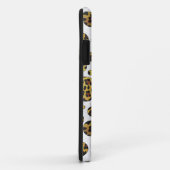 Coques Case-Mate iPhone Pointe Leopard Brown et Jaune (Dos/Droite)