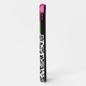 Coques Case-Mate iPhone Pointe Polka et Damas | Monogramme (Dos/Gauche)