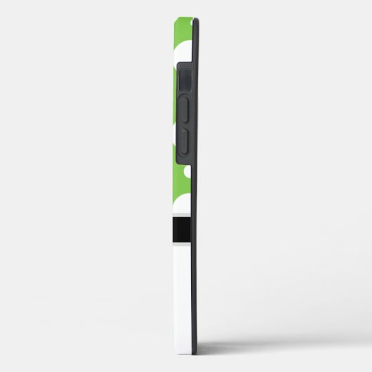 Coques Case-Mate iPhone Pointe rose verte et blanche (Verso / Gauche)