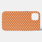 Coques Case-Mate iPhone Pointe rouge et blanc d'automne (Verso (horizontal))