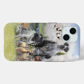 Coques Case-Mate iPhone Pointer à poil dur allemand (Verso (horizontal))