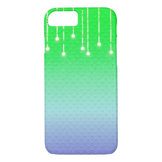 Coques Case-Mate iPhone pointes en relief avec chaîne lumineuse (Dos)