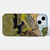 Coques Case-Mate iPhone Pointeur À poils durs allemand (Verso (horizontal))