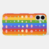 COQUES Case-Mate iPhone POINTS ARC-EN-CIEL RAYÉS (Verso (horizontal))