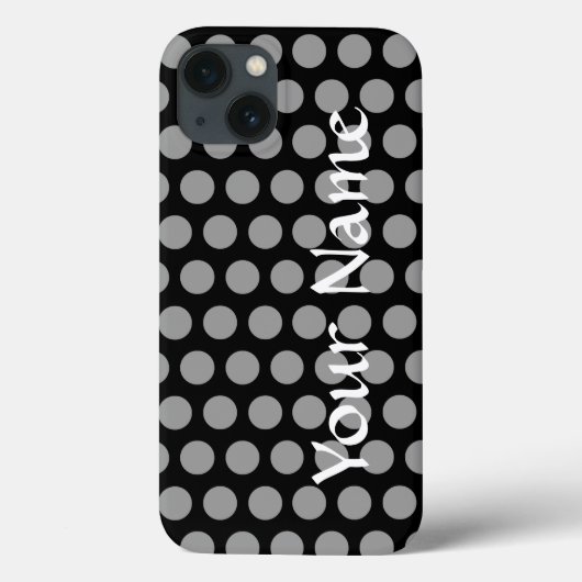 Coques Case-Mate iPhone Points Black Marocain Moods (Verso)