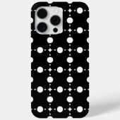 Coques Case-Mate iPhone Points blancs, Motif à pois, Pois, Pointillé (Verso)
