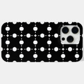 Coques Case-Mate iPhone Points blancs, Motif à pois, Pois, Pointillé (Verso (horizontal))
