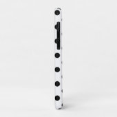 Coques Case-Mate iPhone Points Blancs & Noirs Point (Dos/Gauche)
