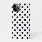 Coques Case-Mate iPhone Points Blancs & Noirs Point (Dos)